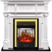 Каминокомплект Oxford - Белый с очагом Majestic FX M Brass