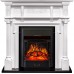 Каминокомплект Oxford - Белый с очагом Majestic FX Black