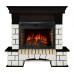 Каминокомплект Pierre Luxe - Белый / Венге с очагом Dioramic 25 LED FX