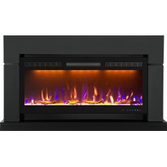 Каминокомплект Lindos Graphite Grey (Ширина 1470мм) с очагом Crystal 40 RF Каминокомплект Lindos Graphite Grey (Ширина 1470мм) с очагом Crystal 40 RF