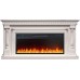 Каминокомплект Dallas - Слоновая кость с патиной (Ширина 1665 мм) с очагом Vision 42 LED