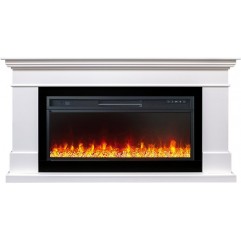 Каминокомплект California - Белый (Высота 850 мм) с очагом Vision 42 LED Каминокомплект California - Белый (Высота 850 мм) с очагом Vision 42 LED