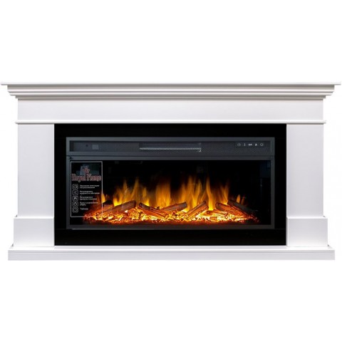 Каминокомплект California - Белый (Высота 850 мм) с очагом Vision 42 LOG LED