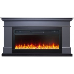 Каминокомплект California Graphite - Серый графит (Высота 850 мм) с очагом Vision 42 LED Каминокомплект California Graphite - Серый графит (Высота 850 мм) с очагом Vision 42 LED