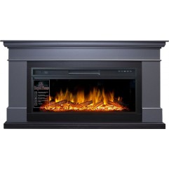 Каминокомплект California Graphite - Серый графит (Высота 850 мм) с очагом Vision 42 LOG LED Каминокомплект California Graphite - Серый графит (Высота 850 мм) с очагом Vision 42 LOG LED