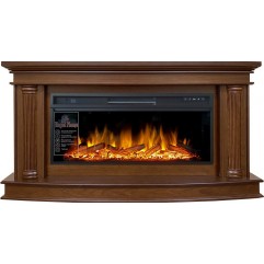Каминокомплект Rome - Каштан с очагом Vision 42 LOG LED Каминокомплект Rome - Каштан с очагом Vision 42 LOG LED