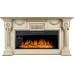 Каминокомплект London - Слоновая кость с патиной (Ширина 1490 мм)  с очагом Vision 42 LOG LED