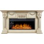 Каминокомплект London - Слоновая кость с патиной (Ширина 1490 мм) с очагом Vision 42 LOG LED Каминокомплект London - Слоновая кость с патиной (Ширина 1490 мм) с очагом Vision 42 LOG LED