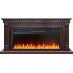 Каминокомплект Dallas - Темный дуб (Ширина 1665 мм) с очагом Vision 42 LED Каминокомплект Dallas - Темный дуб (Ширина 1665 мм) с очагом Vision 42 LED