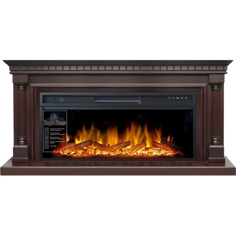 Каминокомплект Dallas - Темный дуб (Ширина 1665 мм) с очагом Vision 42 LOG LED