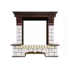 Портал Pierre Luxe - Темный дуб / Белый