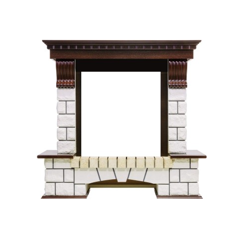 Портал Pierre Luxe - Темный дуб / Белый