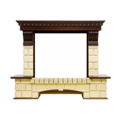 Портал Pierre Luxe - Темный дуб / Шампань (Высота 1004мм) Портал Pierre Luxe - Темный дуб / Шампань (Высота 1004мм)