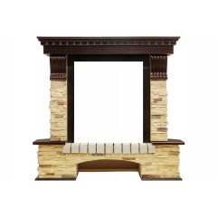 Портал Pierre Luxe угловой - Темный дуб / Сланец (Высота 1005мм)