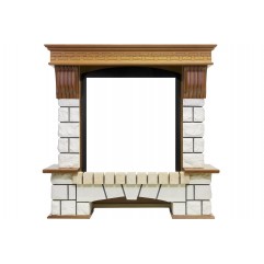 Портал Pierre Luxe - Дуб / Белый (Высота 990мм)