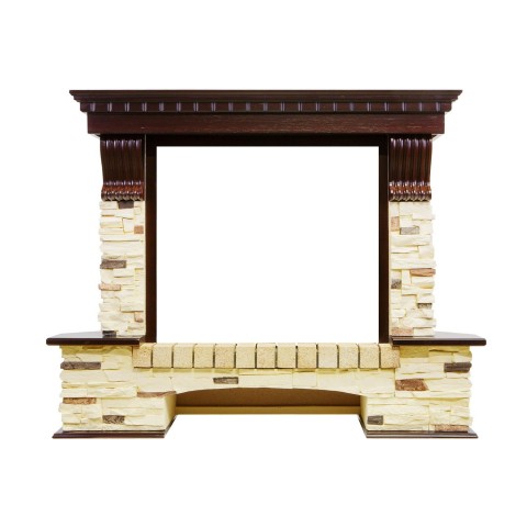 Портал Pierre Luxe угловой - Темный дуб / Сланец (Высота 1000мм)