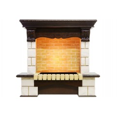 Портал Pierre Luxe угловой - Темный дуб / Шампань (Высота 1035мм) Портал Pierre Luxe угловой - Темный дуб / Шампань (Высота 1035мм)