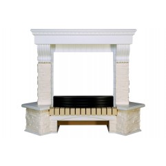 Портал Pierre Luxe угловой - Белый / Сланец белый Портал Pierre Luxe угловой - Белый / Сланец белый