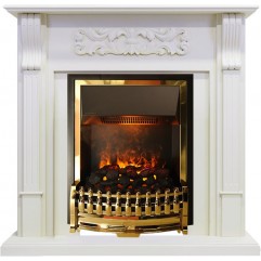 Каминокомплект Venice - Фактурный белый с очагом Atherton Каминокомплект Venice - Фактурный белый с очагом Atherton