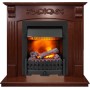 Каминокомплект Sorrento угловой - Орех с очагом Danville Black FB2 Каминокомплект Sorrento угловой - Орех с очагом Danville Black FB2