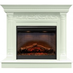 Каминокомплект Sicilia - Белый дуб с очагом Symphony 26'' DF2608-INT Каминокомплект Sicilia - Белый дуб с очагом Symphony 26'' DF2608-INT