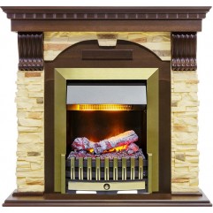 Каминокомплект Dublin угловой - Темный дуб / Сланец с очагом Danville Antique Brass FB2 Каминокомплект Dublin угловой - Темный дуб / Сланец с очагом Danville Antique Brass FB2