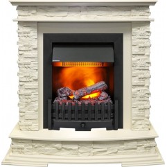 Каминокомплект Luzern - Слоновая кость с очагом Danville Black FB2 Каминокомплект Luzern - Слоновая кость с очагом Danville Black FB2