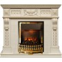 Каминокомплект Corsica - Слоновая кость с патиной (Ширина 1100) с очагом Atherton Каминокомплект Corsica - Слоновая кость с патиной (Ширина 1100) с очагом Atherton