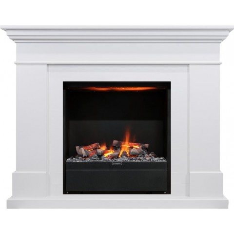 Каминокомплект California - Белый с очагом Albany