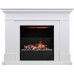 Каминокомплект California - Белый с очагом Albany