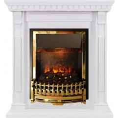 Каминокомплект Orlean - Белый дуб с очагом Atherton Каминокомплект Orlean - Белый дуб с очагом Atherton