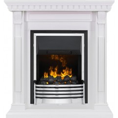 Каминокомплект Orlean - Белый дуб с очагом Flagstaff Каминокомплект Orlean - Белый дуб с очагом Flagstaff