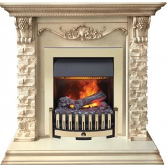 Каминокомплект Adriana - Cлоновая кость с очагом Danville Brass FB2 Каминокомплект Adriana - Cлоновая кость с очагом Danville Brass FB2