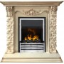 Каминокомплект Adriana - Cлоновая кость с очагом Flagstaff Каминокомплект Adriana - Cлоновая кость с очагом Flagstaff