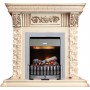 Каминокомплект Luxemburg (каменный) - Сланец/Cлоновая кость с патиной с очагом Danville Chrome FB2 Каминокомплект Luxemburg (каменный) - Сланец/Cлоновая кость с патиной с очагом Danville Chrome FB2