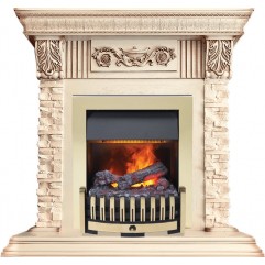 Каминокомплект Luxemburg (каменный) - Сланец/Cлоновая кость с патиной с очагом Danville Brass FB2 Каминокомплект Luxemburg (каменный) - Сланец/Cлоновая кость с патиной с очагом Danville Brass FB2