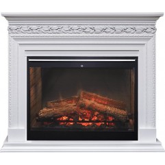 Каминокомплект Valletta - Белый с очагом Symphony 30'' DF3020-INT Каминокомплект Valletta - Белый с очагом Symphony 30'' DF3020-INT