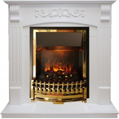 Каминокомплект Sorrento - Белый дуб с очагом Atherton Каминокомплект Sorrento - Белый дуб с очагом Atherton