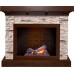 Каминокомплект Chalet - Темный дуб/Сланец с очагом Cassette 400 NH