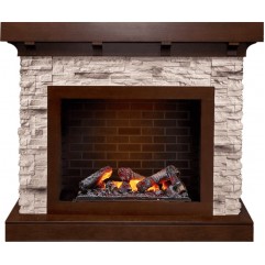 Каминокомплект Chalet - Темный дуб/Сланец с очагом Cassette 600 NH Каминокомплект Chalet - Темный дуб/Сланец с очагом Cassette 600 NH