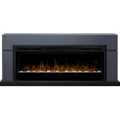 Каминокомплект Lindos (линейный) - Серый графит с очагом Prism BLF5051 Каминокомплект Lindos (линейный) - Серый графит с очагом Prism BLF5051