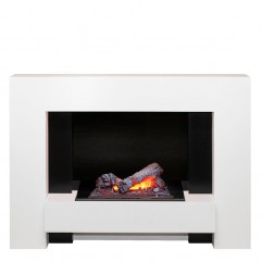 Каминокомплект Tokyo - Белый с очагом Cassette 400 NH Каминокомплект Tokyo - Белый с очагом Cassette 400 NH