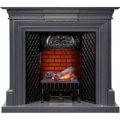Каминокомплект Chelsea - Серый графит с очагом Cassette 400 NH Каминокомплект Chelsea - Серый графит с очагом Cassette 400 NH