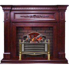Каминокомплект Luxemburg - Темная вишня с очагом Rothesay Каминокомплект Luxemburg - Темная вишня с очагом Rothesay