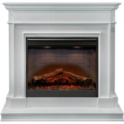 Каминокомплект Newport - Белый с очагом Symphony 26'' DF2608-INT Каминокомплект Newport - Белый с очагом Symphony 26'' DF2608-INT