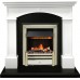 Каминокомплект Langford - Белый с черным с очагом Cavendish