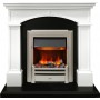 Каминокомплект Langford - Белый с черным с очагом Chesford Каминокомплект Langford - Белый с черным с очагом Chesford