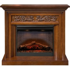 Каминокомплект Nottingham - Орех с очагом Symphony 26'' DF2608-INT Каминокомплект Nottingham - Орех с очагом Symphony 26'' DF2608-INT