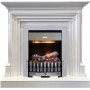 Каминокомплект Bradford - Белый с очагом Danville Chrome FB2 Каминокомплект Bradford - Белый с очагом Danville Chrome FB2
