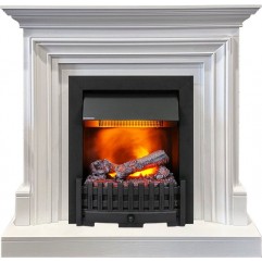 Каминокомплект Bradford - Белый с очагом Danville Black FB2 Каминокомплект Bradford - Белый с очагом Danville Black FB2